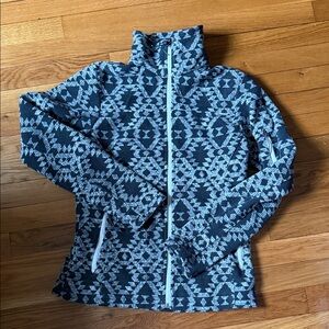 Women's Aztec Patterned Columbia Full Zip Jacket